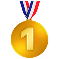 1 place trophy